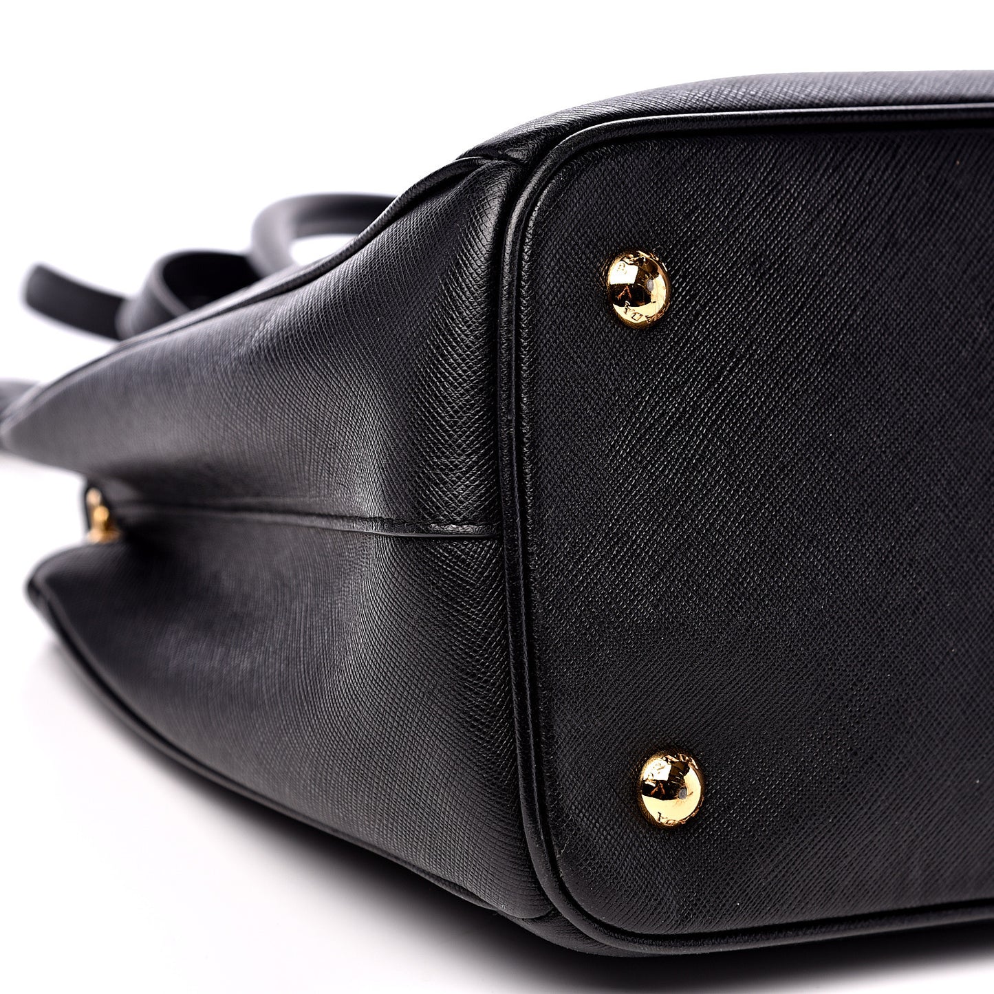 Saffiano Lux Medium Tote Black