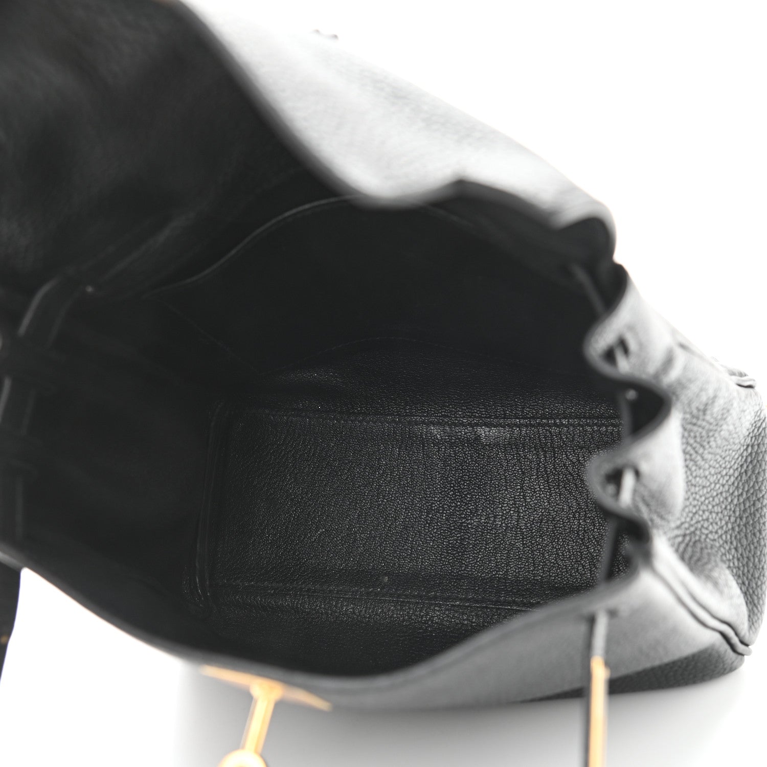 Hermes Taurillon Clemence Kelly Ado Backpack Black 5 of 9