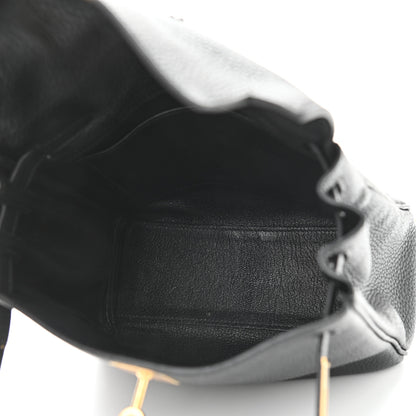 Hermes Taurillon Clemence Kelly Ado Backpack Black 5 of 9