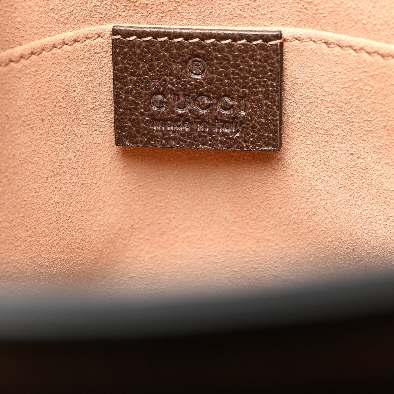 Gucci GG Supreme Monogram Web Ophidia Pouch Brown 6 of 10