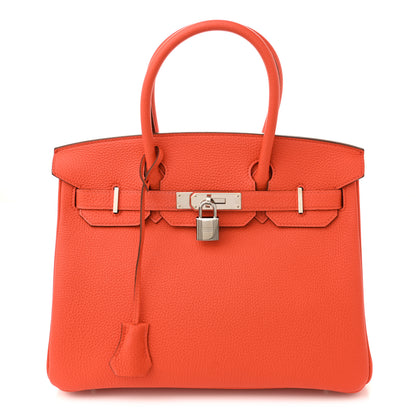 Hermes Togo Birkin 30 Capucine 1 of 11