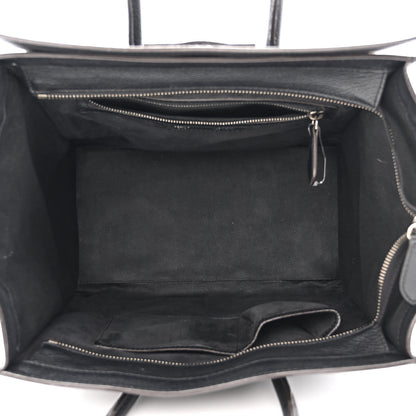 Celine Drummed Calfskin Mini Luggage Black 5 of 17