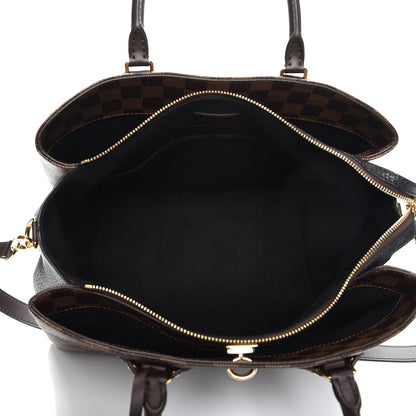 Louis Vuitton Cuir Taurillon Damier Ebene Normandy Black 6 of 8