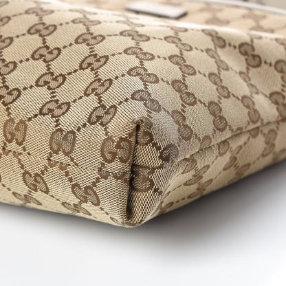 Gucci Monogram Medium Flat Messenger Bag Off White 6 of 11