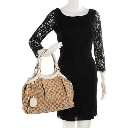 Gucci Monogram Medium Sukey Tote Off White 2 of 7