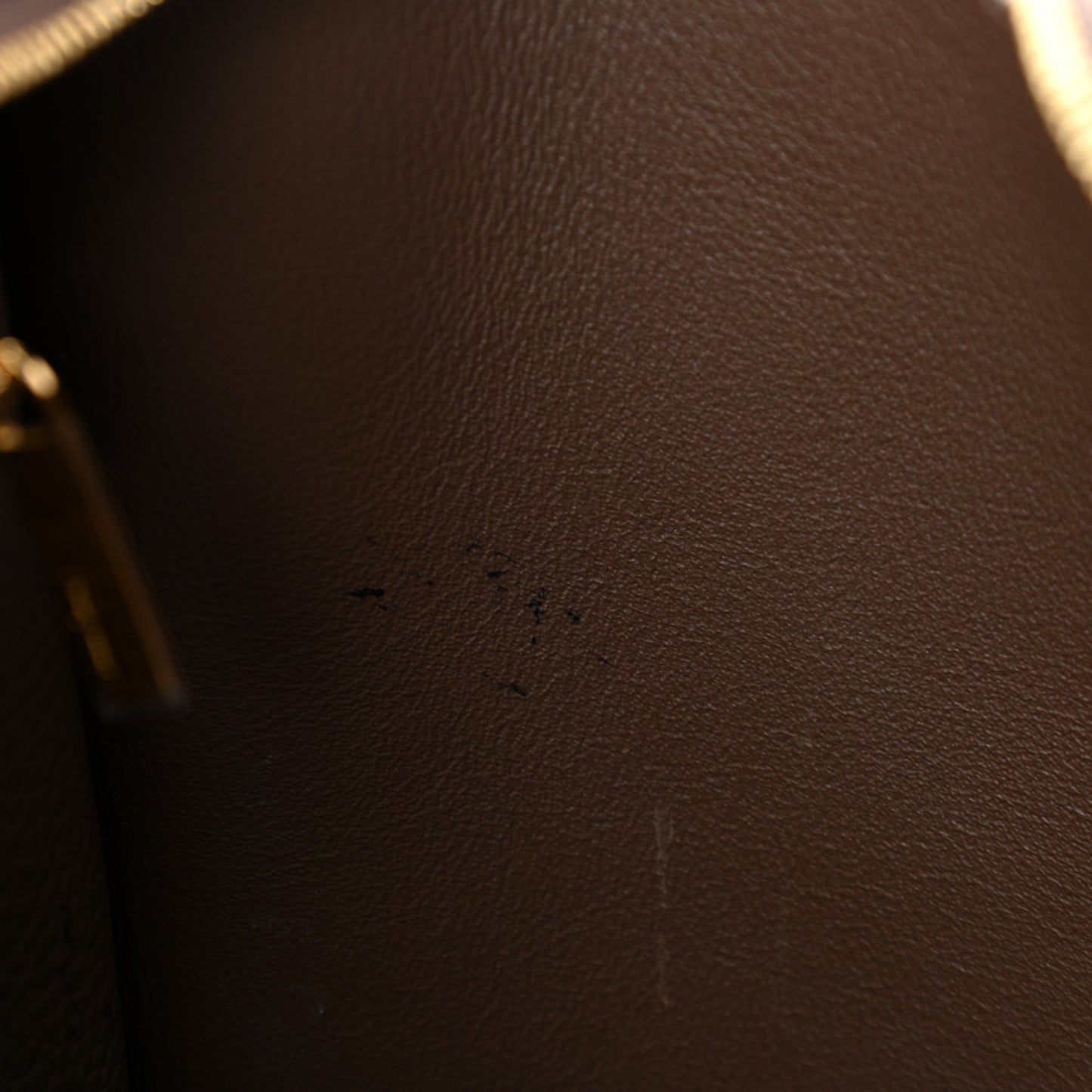 Hammered Calfskin Double Handle Medium Amy Tote Beige