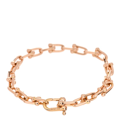 Tiffany 18K Rose Gold Small HardWear Link Bracelet 2 of 3