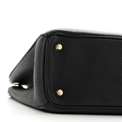 Christian Dior Bullcalf Medium Diorissimo Tote Black Rose Indien 9 of 11