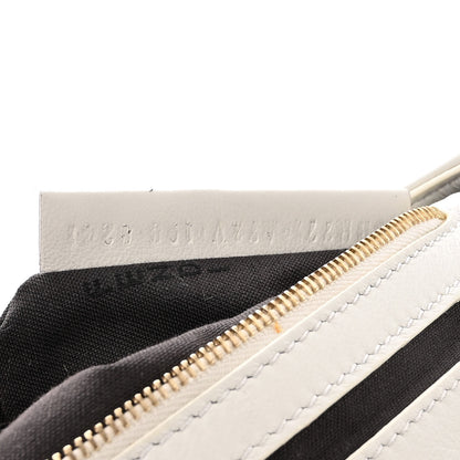 Fendi Nappa FF 1974 Embossed Large Baguette White 8 of 12