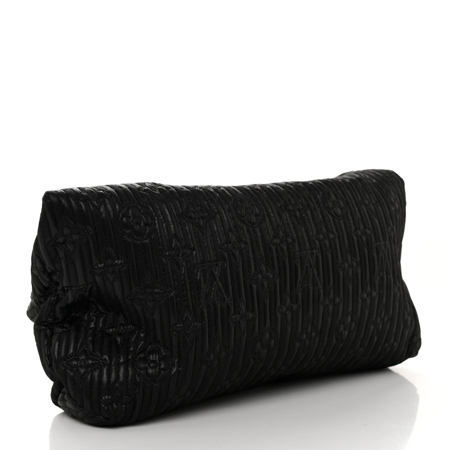Jacquard Quilted Monogram Altair Clutch Black