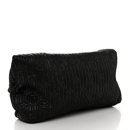 Louis Vuitton Jacquard Quilted Monogram Altair Clutch Black 3 of 7