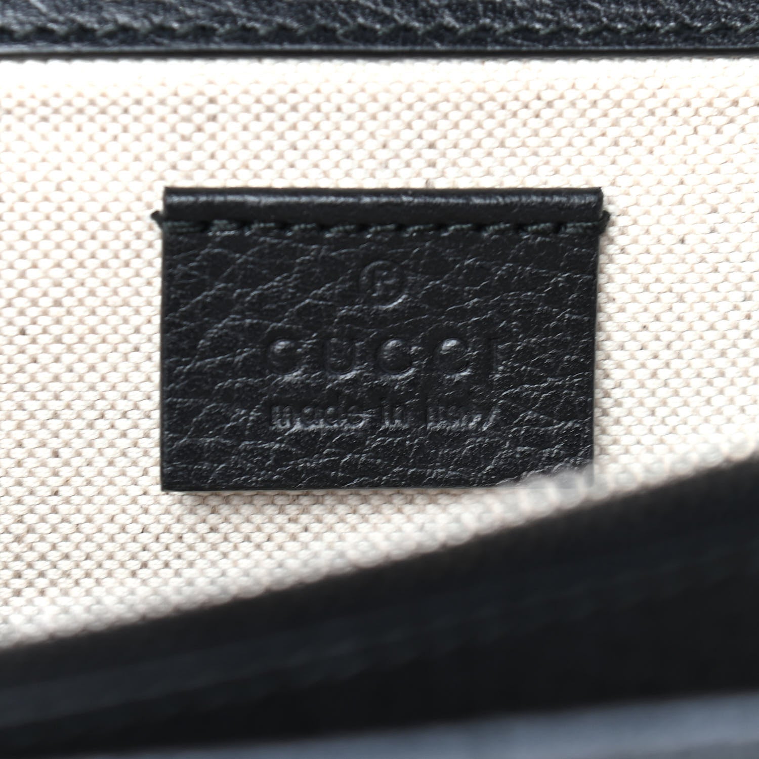 Gucci Pebbled Calfskin Small Dionysus Shoulder Bag Black 6 of 10