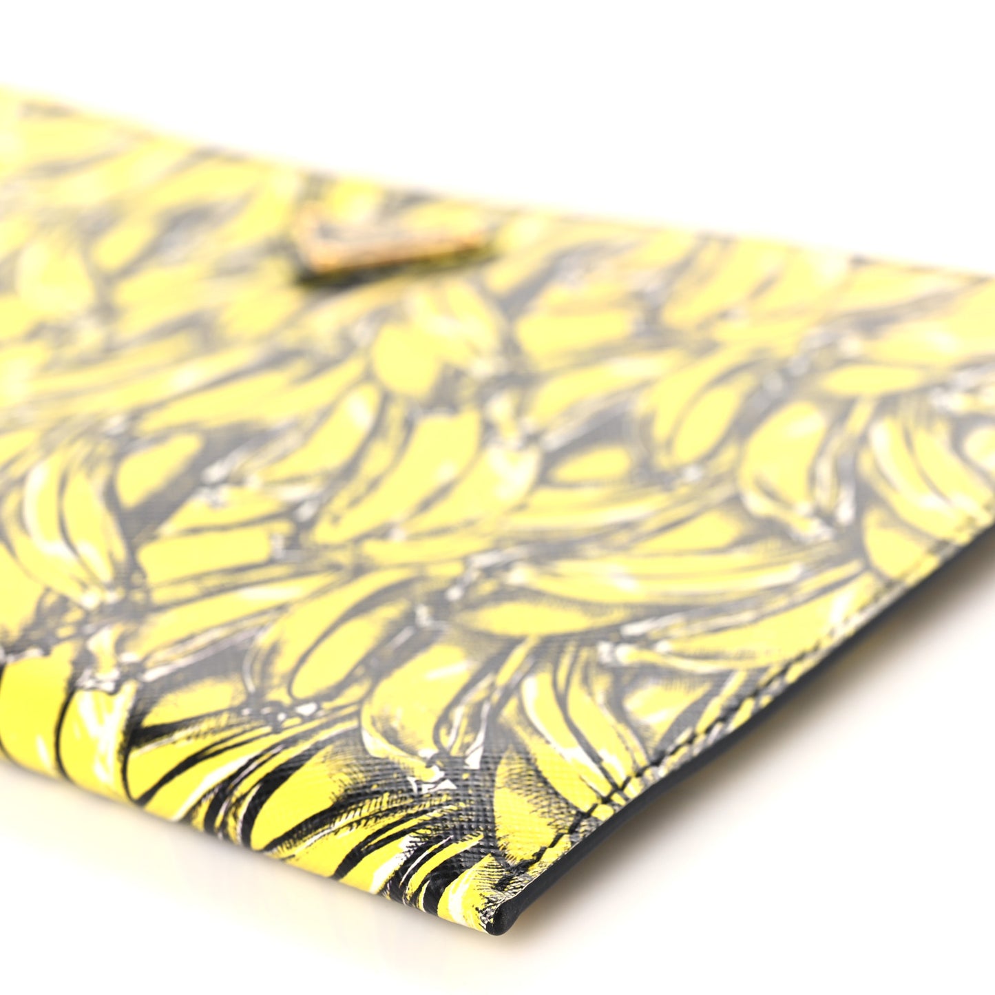 Saffiano Banane Clutch Giallo