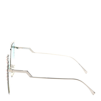 Fendi Metal Dots Square Sunglasses FF 0259/S Green Palladium 3 of 6