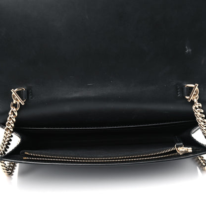 Gucci Guccissima Signature Bowy Chain Wallet Black 4 of 7