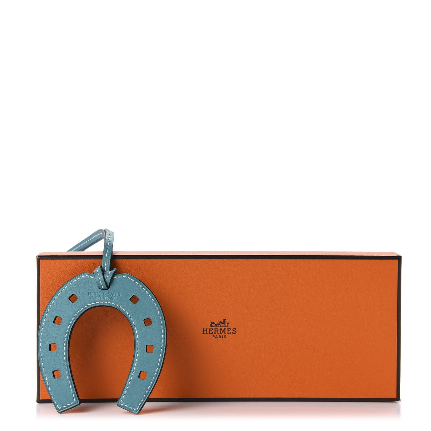 Swift Paddock Horseshoe Bag Charm Blue Jean