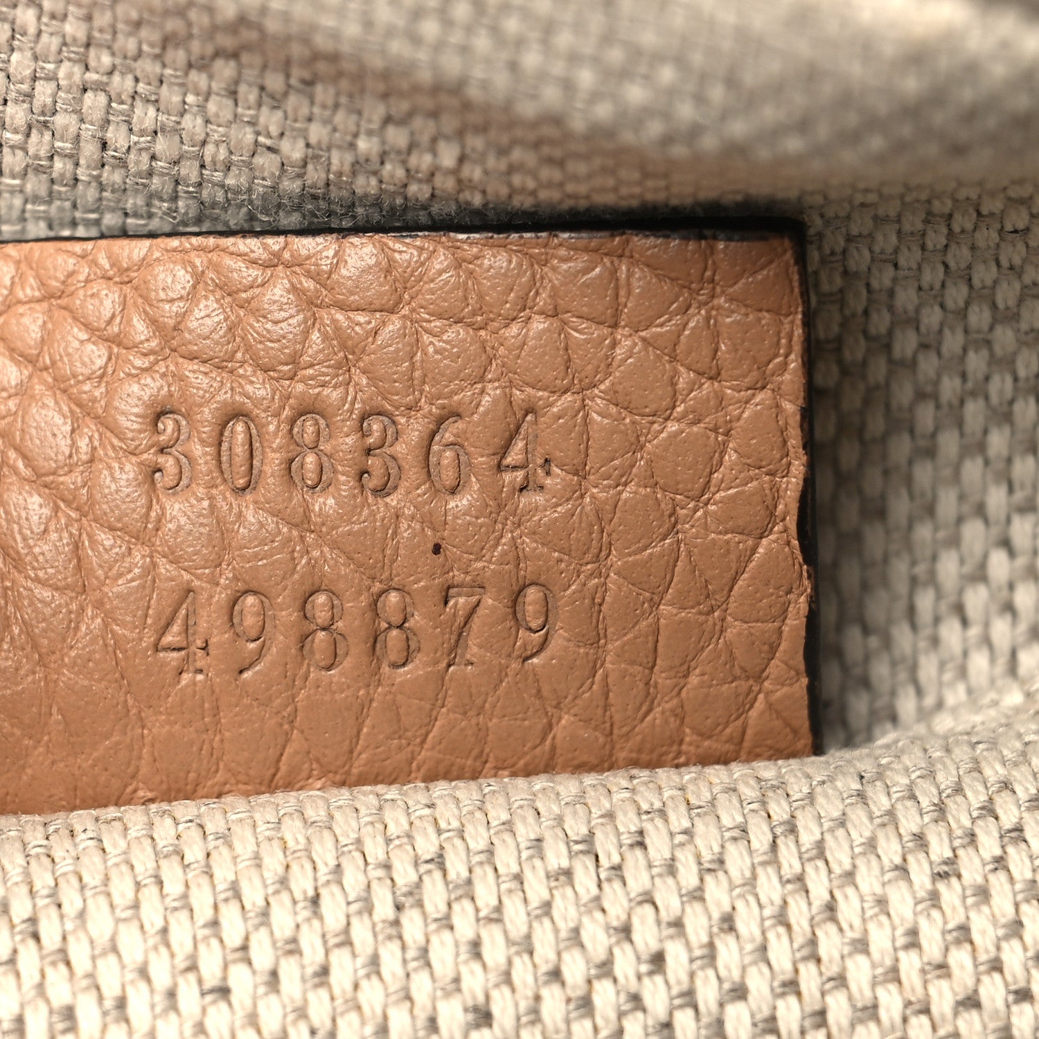 Gucci Pebbled Calfskin Small Soho Disco Bag Camelia 7 of 12