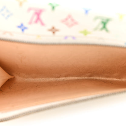 Louis Vuitton Monogram Multicolor Eugenie Wallet White 6 of 14
