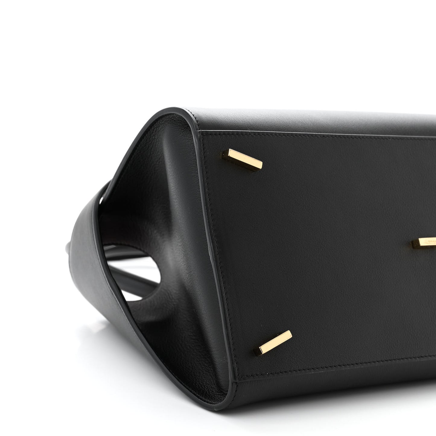 Calfskin Small Hug Bag Black
