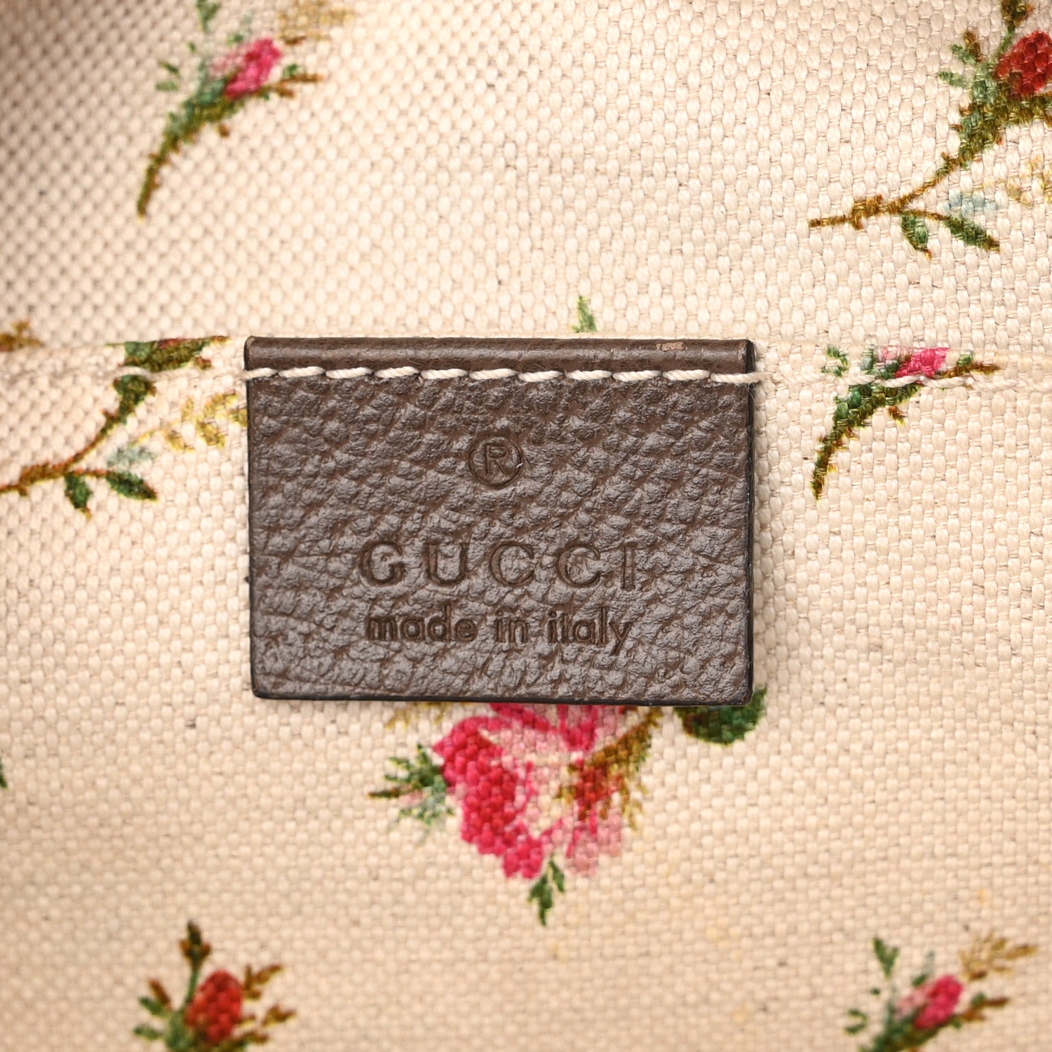 Gucci GG Supreme Monogram Web Neo Vintage Shoulder Bag Beige New Acero Crop 6 of 13