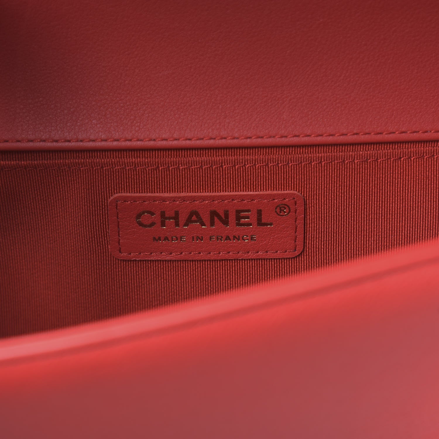 Chanel Lambskin Quilted Medium Boy Flap Red 6 of 13