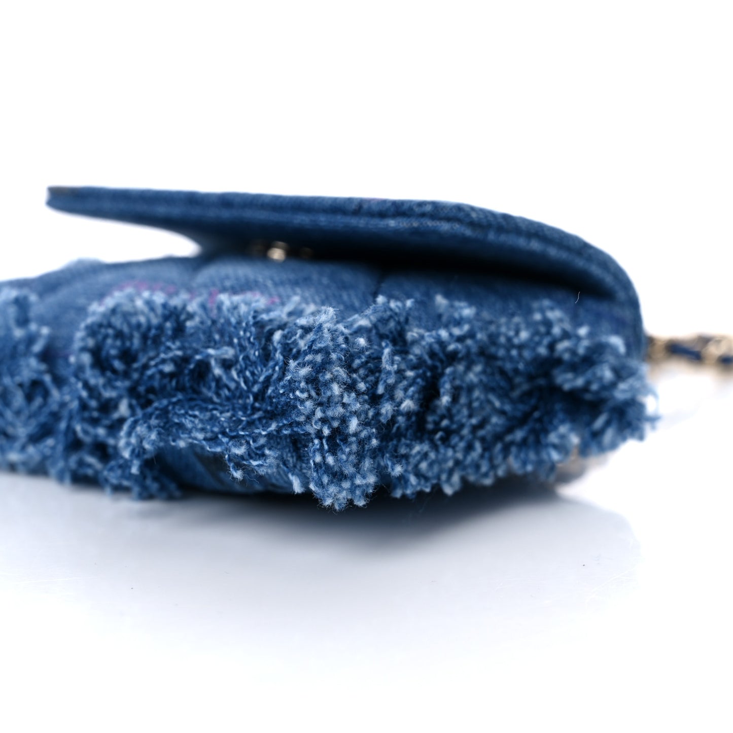 Denim Quilted Denim Mood Belt Bag Blue Multicolor