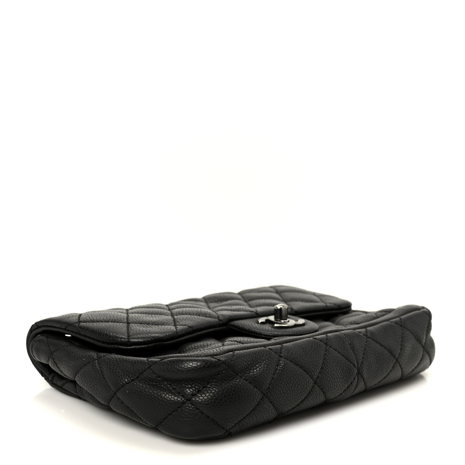 Chanel Caviar Quilted Medium Now and Forever Flap Black 3 of 10