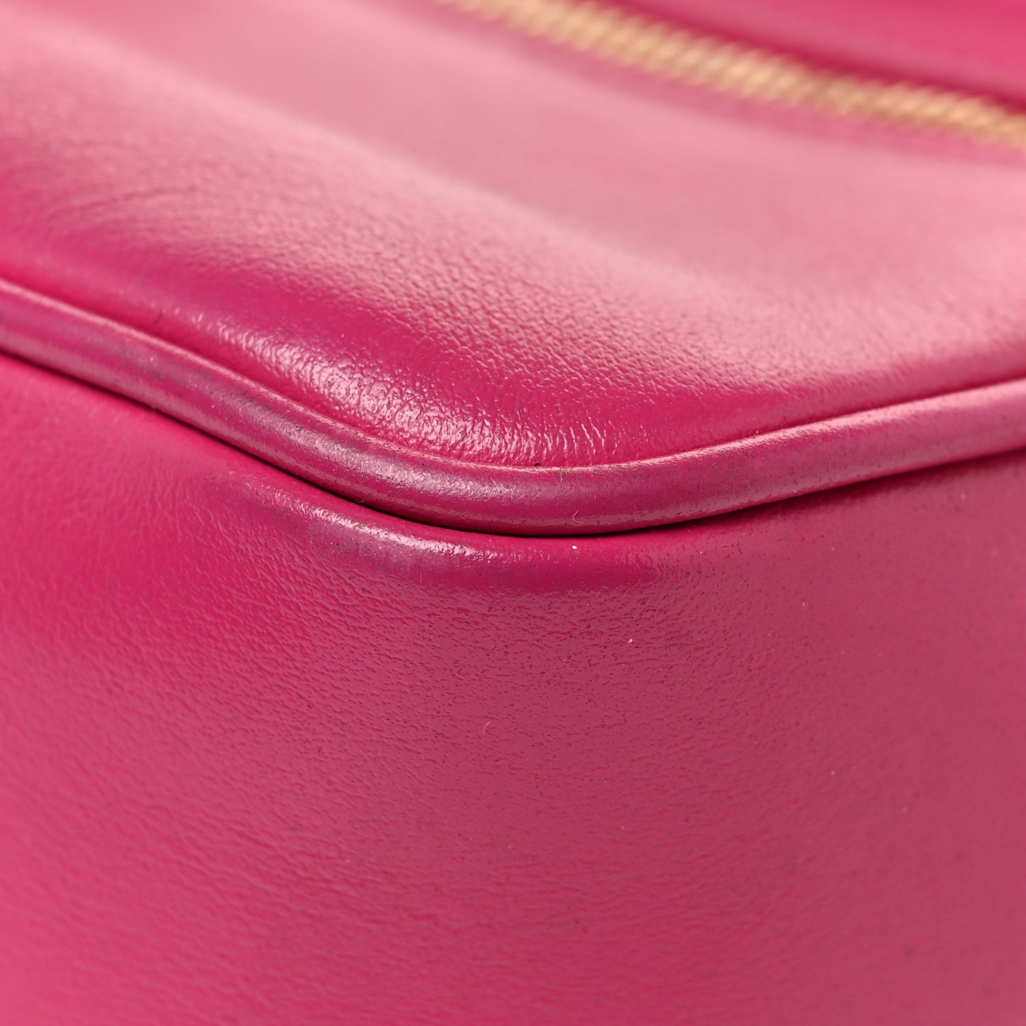 Calfskin Matelasse Monogram Lou Belt Bag Bright Pink