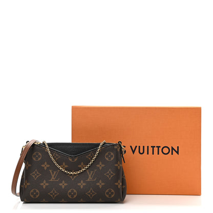 Louis Vuitton Monogram Pallas Clutch Black 11 of 11