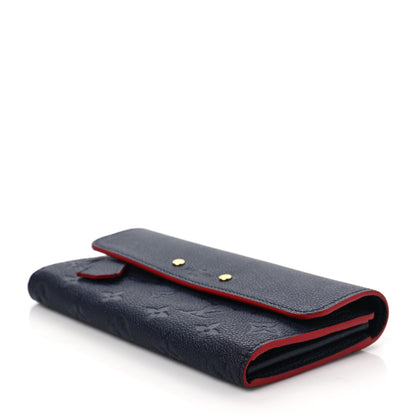 Louis Vuitton Empreinte Pont-Neuf Wallet Marine Rouge 7 of 7