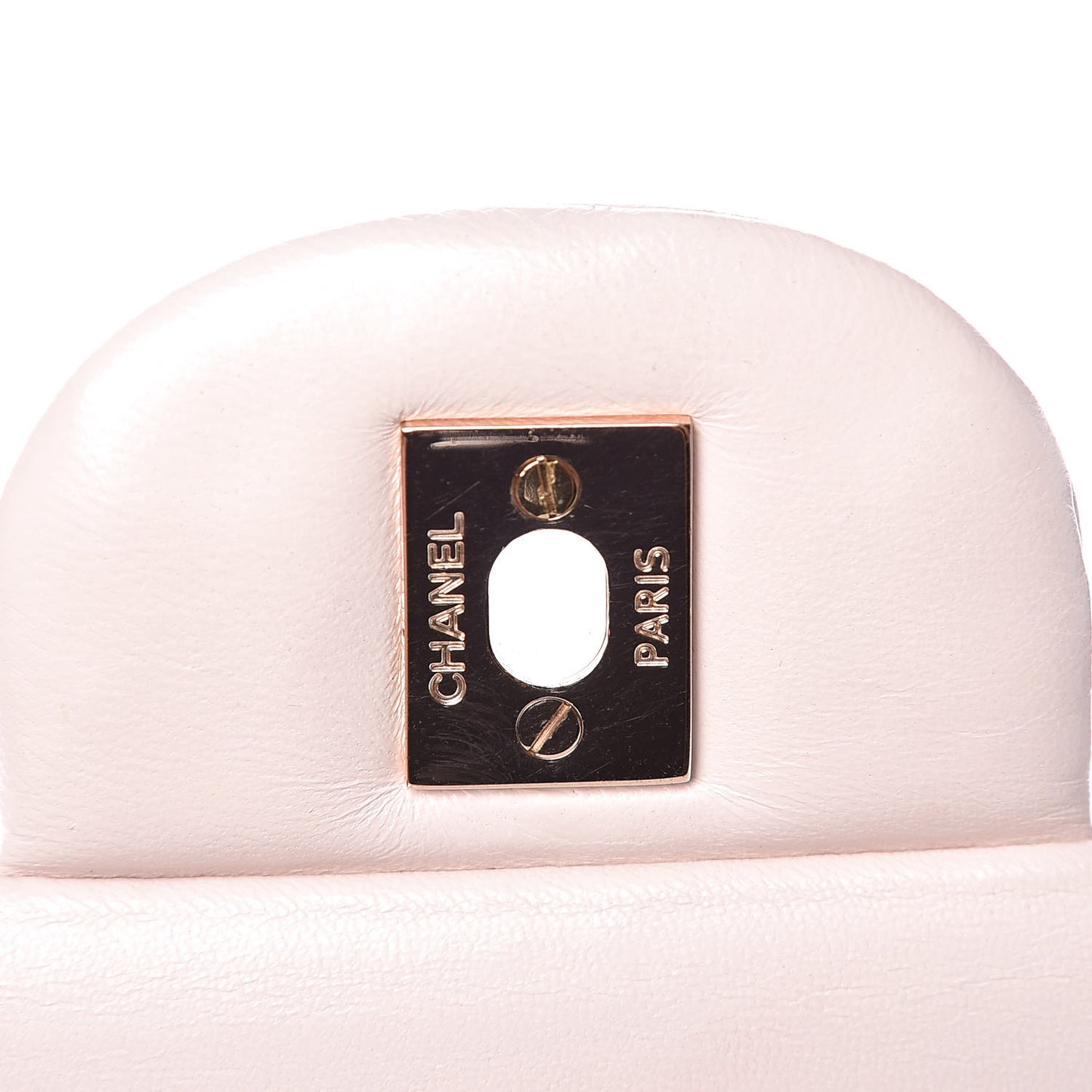 Lambskin Quilted Jumbo Double Flap Light Pink