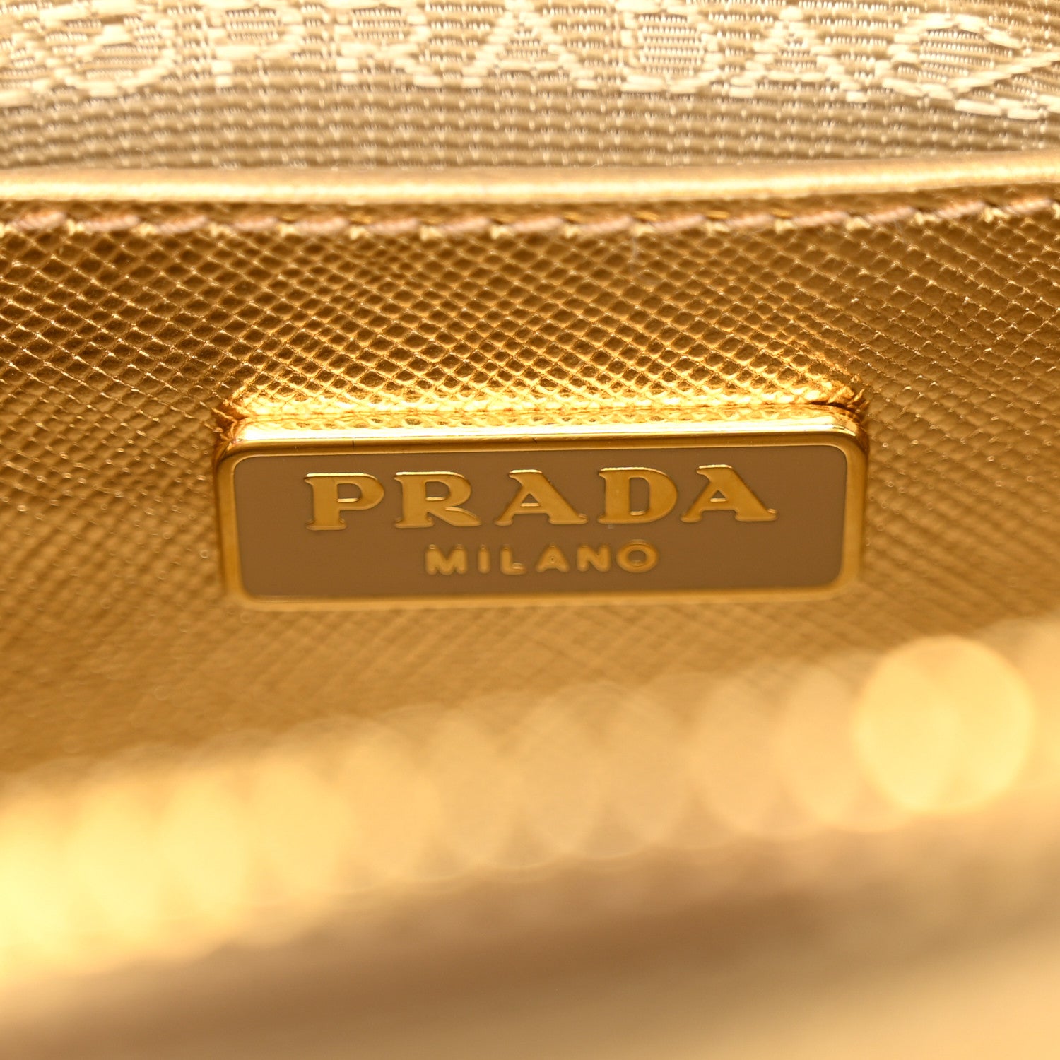 Prada Saffiano Lux Mini Promenade Tote Platino 6 of 10