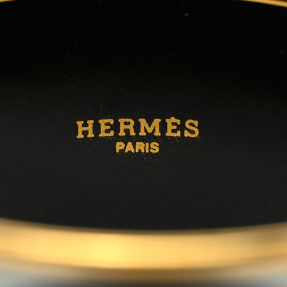 Hermes Enamel Printed Extra Wide Wheels Of Carriage Caleche Bracelet 65 4 of 5