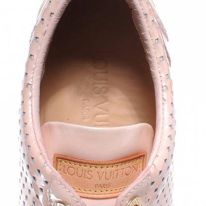 Louis Vuitton Patent Leather Perforated Sneakers 38 Pink 6 of 6