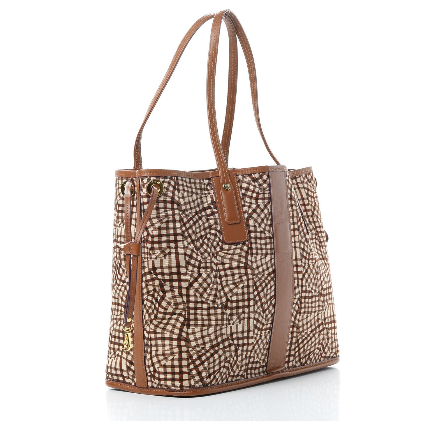Visetos Medium Liz Reversible Shopper Tote Cognac