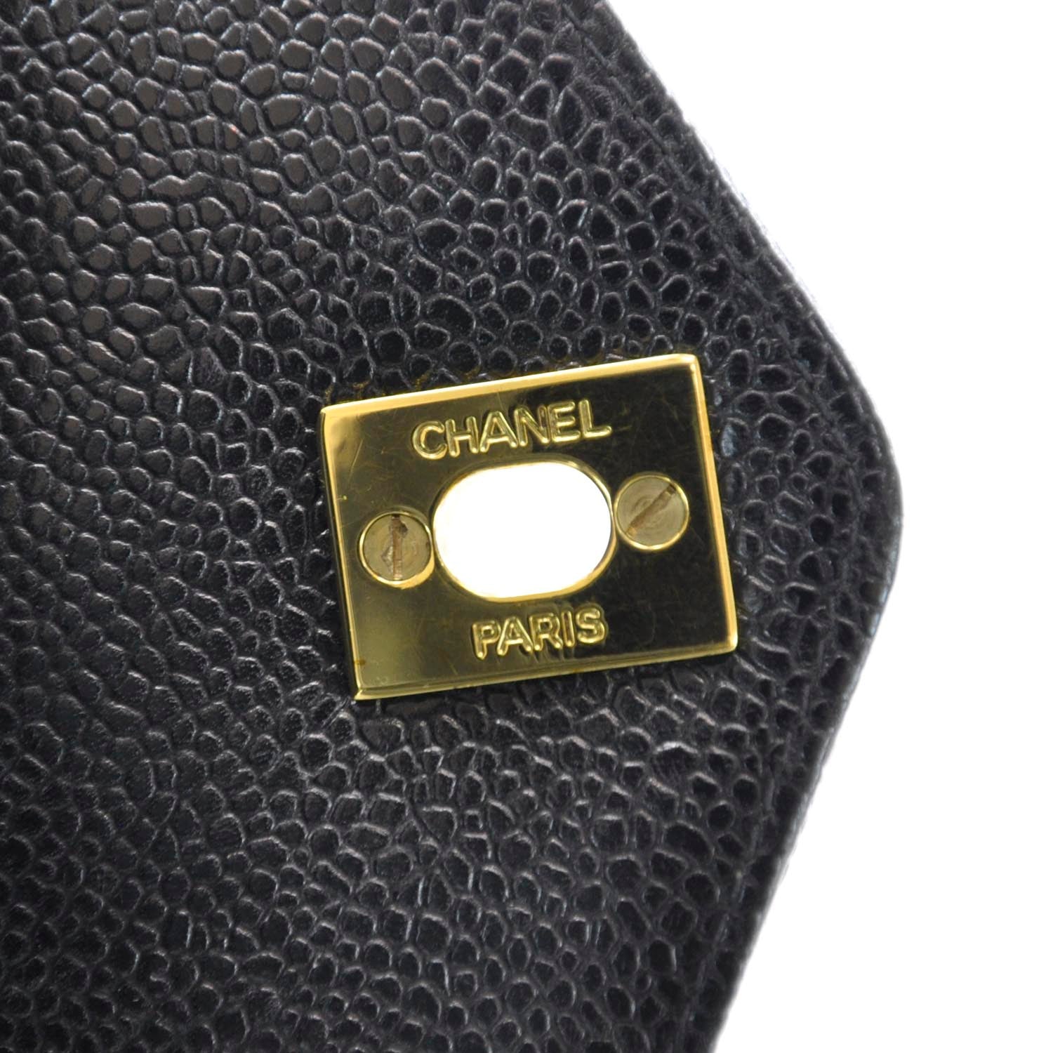 Chanel Caviar Chevron Mini Flap Black 9 of 10