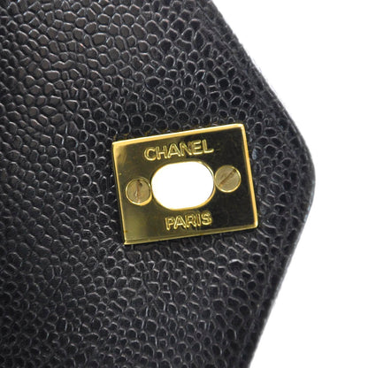 Chanel Caviar Chevron Mini Flap Black 9 of 10