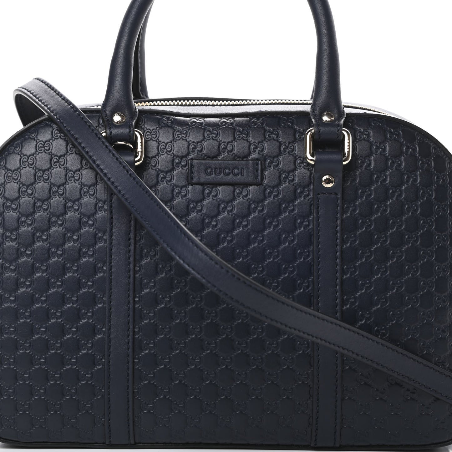 Microguccissima Medium Crossbody Bag Blue