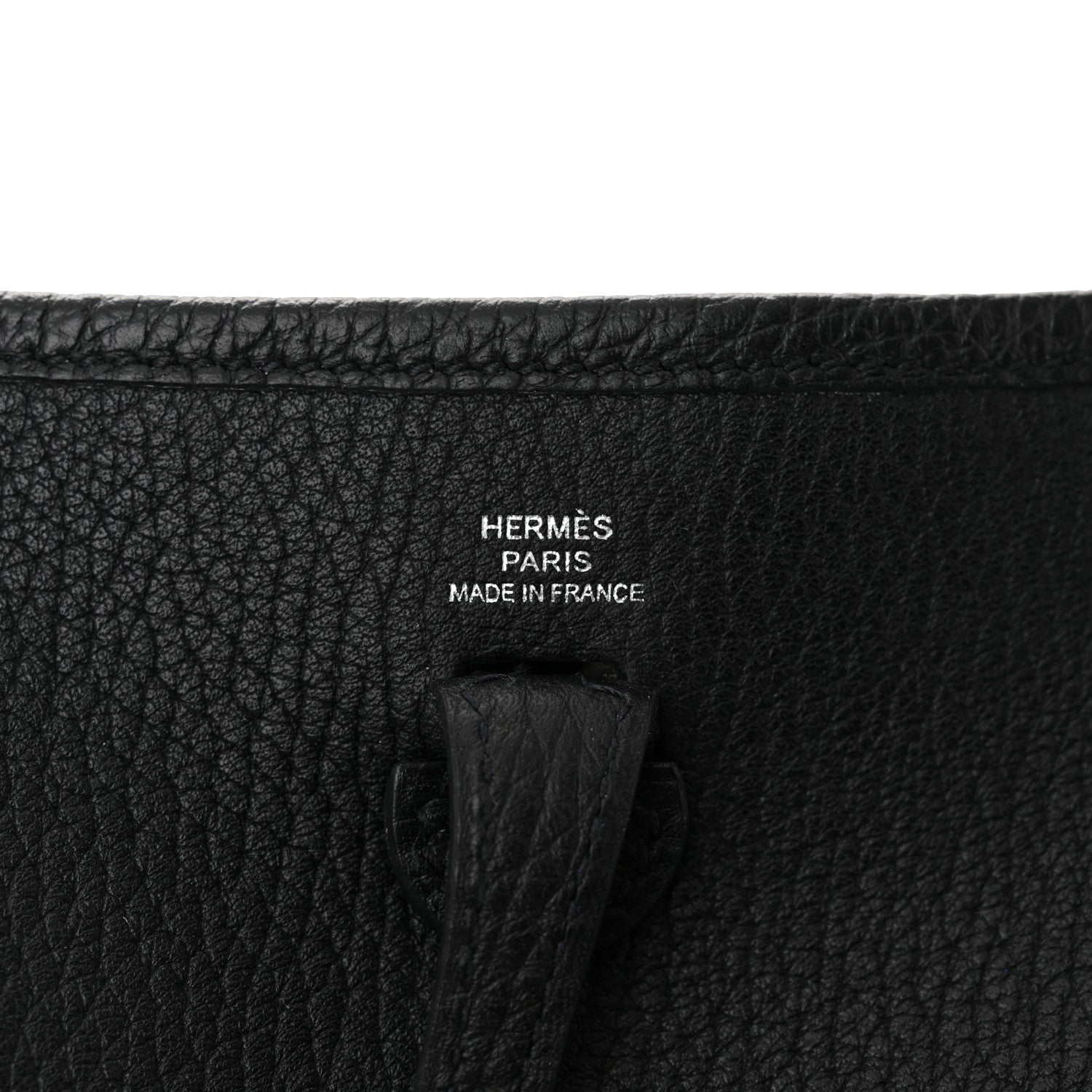 Hermes Taurillon Clemence Evelyne TPM Black 6 of 10
