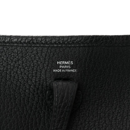 Hermes Taurillon Clemence Evelyne TPM Black 6 of 10