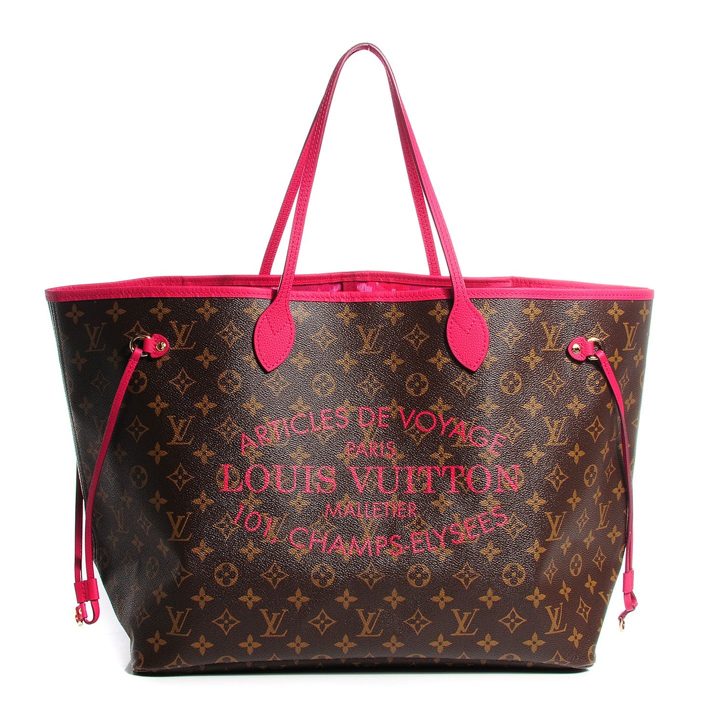 Monogram Articles de Voyage Ikat Neverfull GM Rose Indien