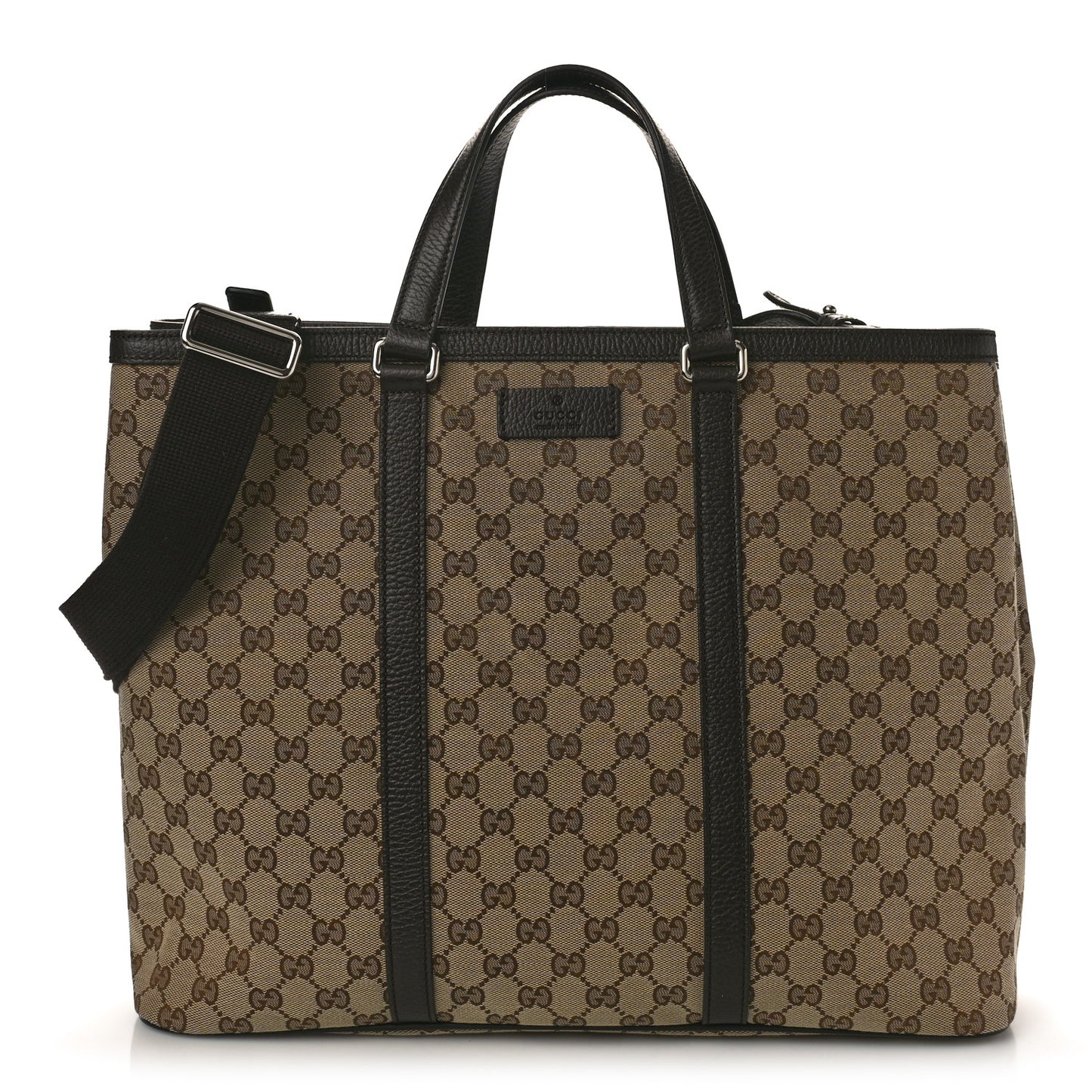 GG Monogram Large Joy Tote Bag Dark Brown