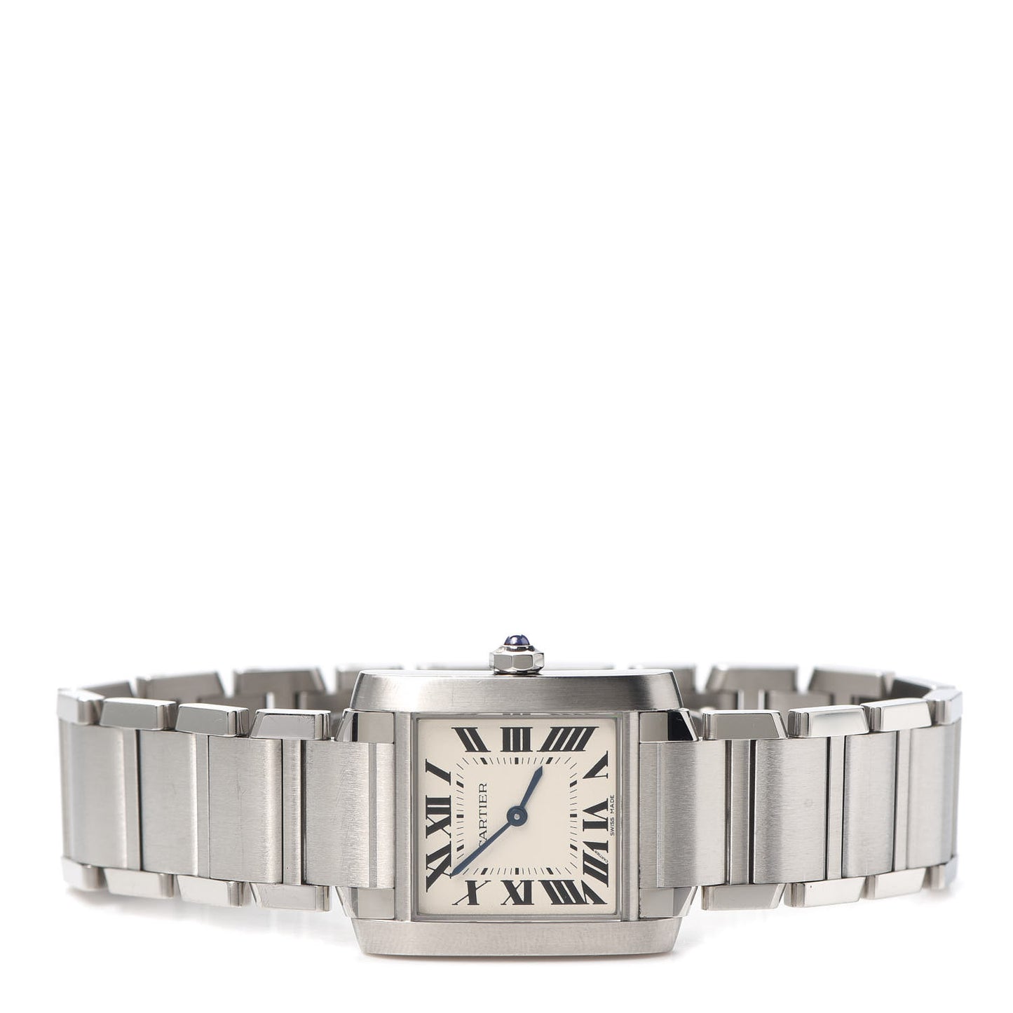 Stainless Steel 25mm Tank Francaise Quartz Watch