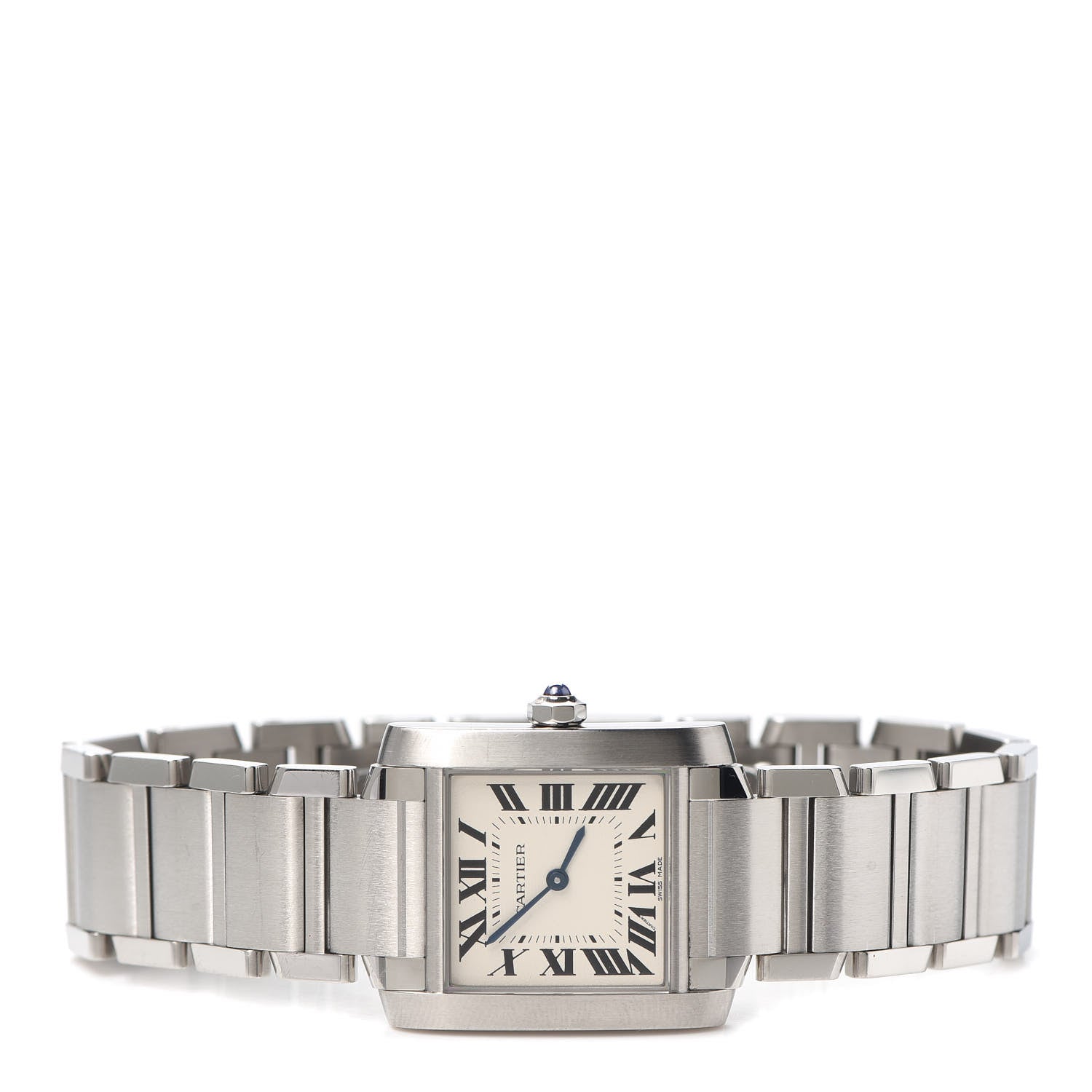 Cartier Stainless Steel 25mm Tank Francaise Quartz Watch 2 of 7