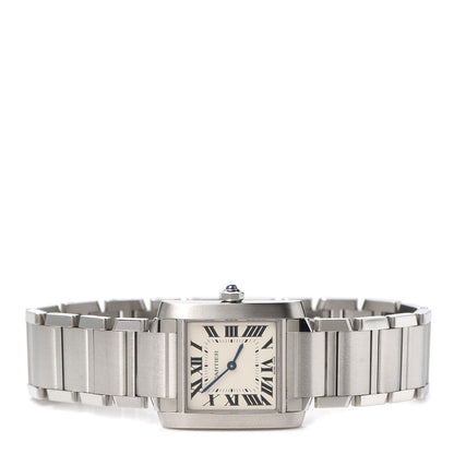Cartier Stainless Steel 25mm Tank Francaise Quartz Watch 2 of 7