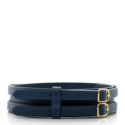 Hermes Epsom 35mm Harnachement Shoulder Strap Deep Blue 2 of 4