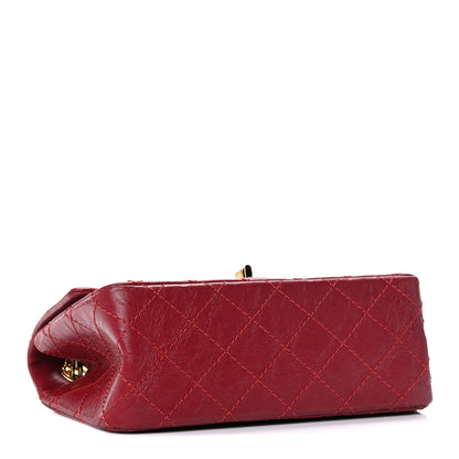 Chanel Aged Calfskin Quilted 2.55 Reissue Mini Flap Red 4 of 9