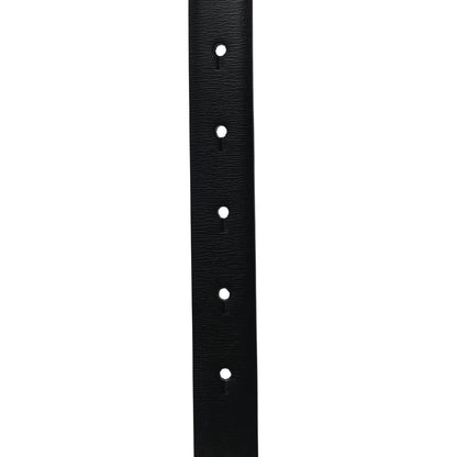 Valentino Garavani Glossy Calfskin VLogo Reversible 20mm Belt 85 34 Black Rouge Pur 6 of 9