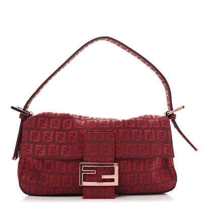 Fendi Zucchino Baguette Rosso 1 of 10