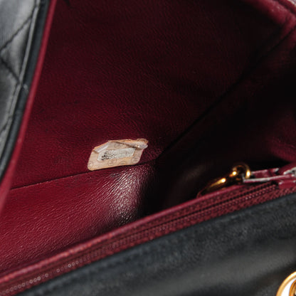 Chanel Lambskin Quilted Mini Square Flap Black 6 of 10